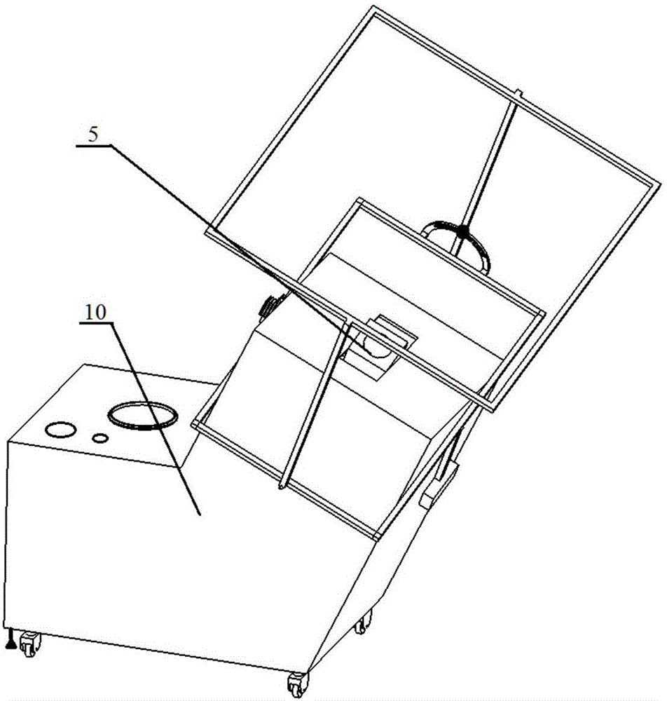 Solar furnace device