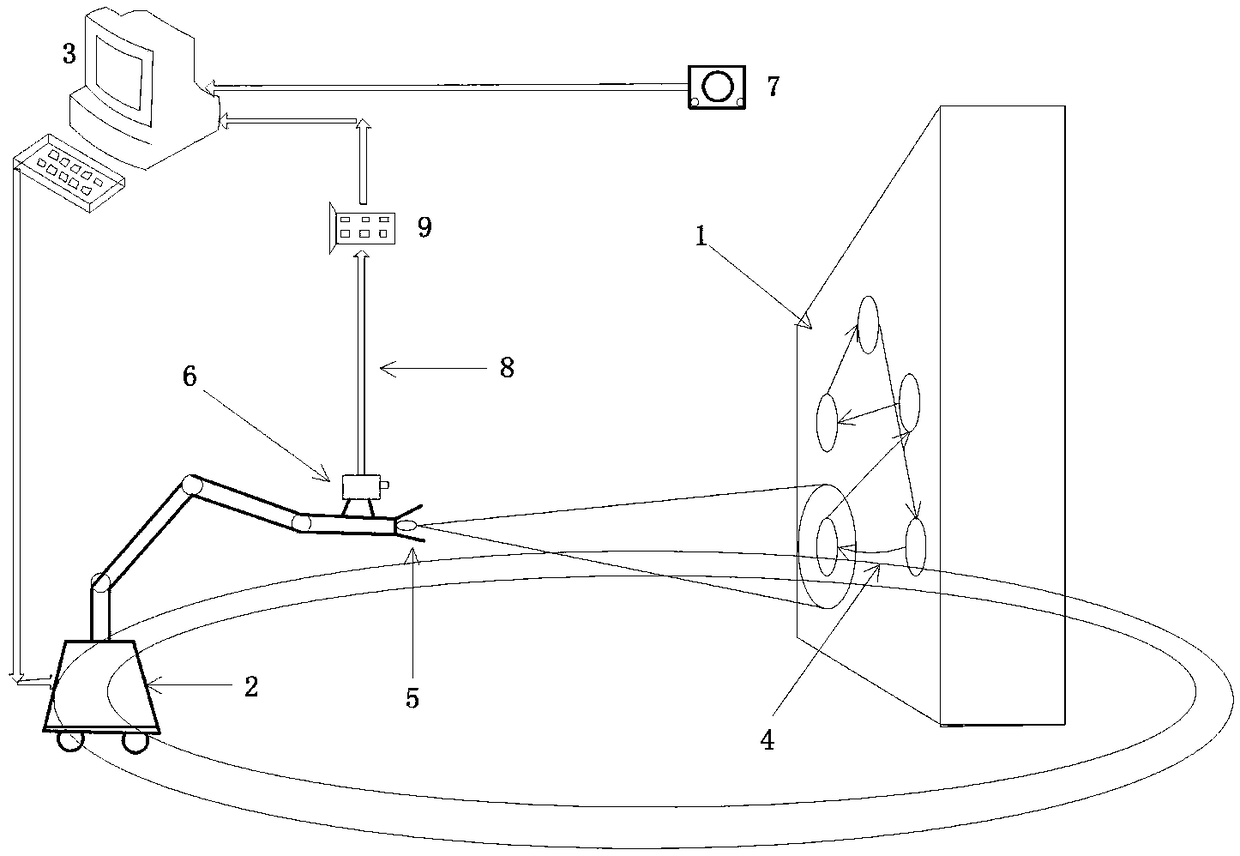 On-line quality control method of large mechanical product assembly based on machine vision