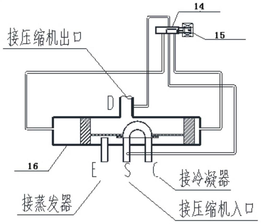 No-frosting air source heat pump system