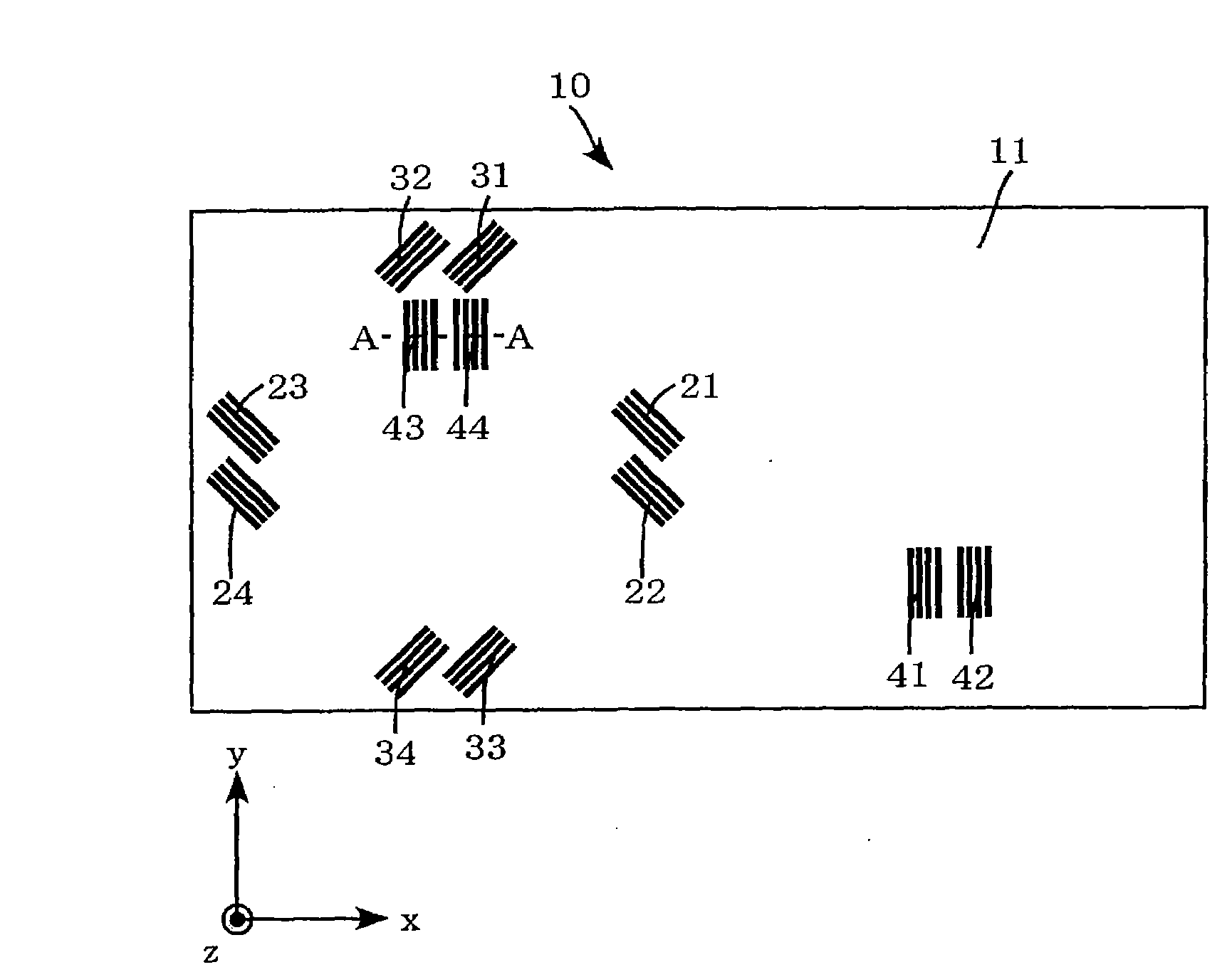 Three-Axis Magnetic Sensor and Method for Manufacturing the Same