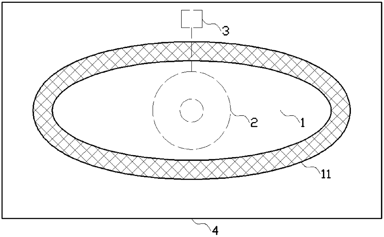 Automatically-regulating new energy vehicle intake grille device