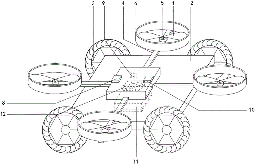 Tunnel lining defect ground-penetrating radar detection system on basis of wall clinging type detection vehicle