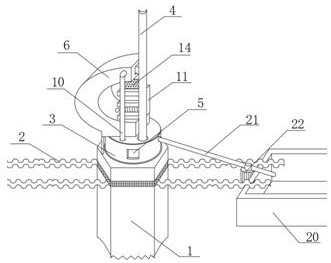 Flue gas dust removal system