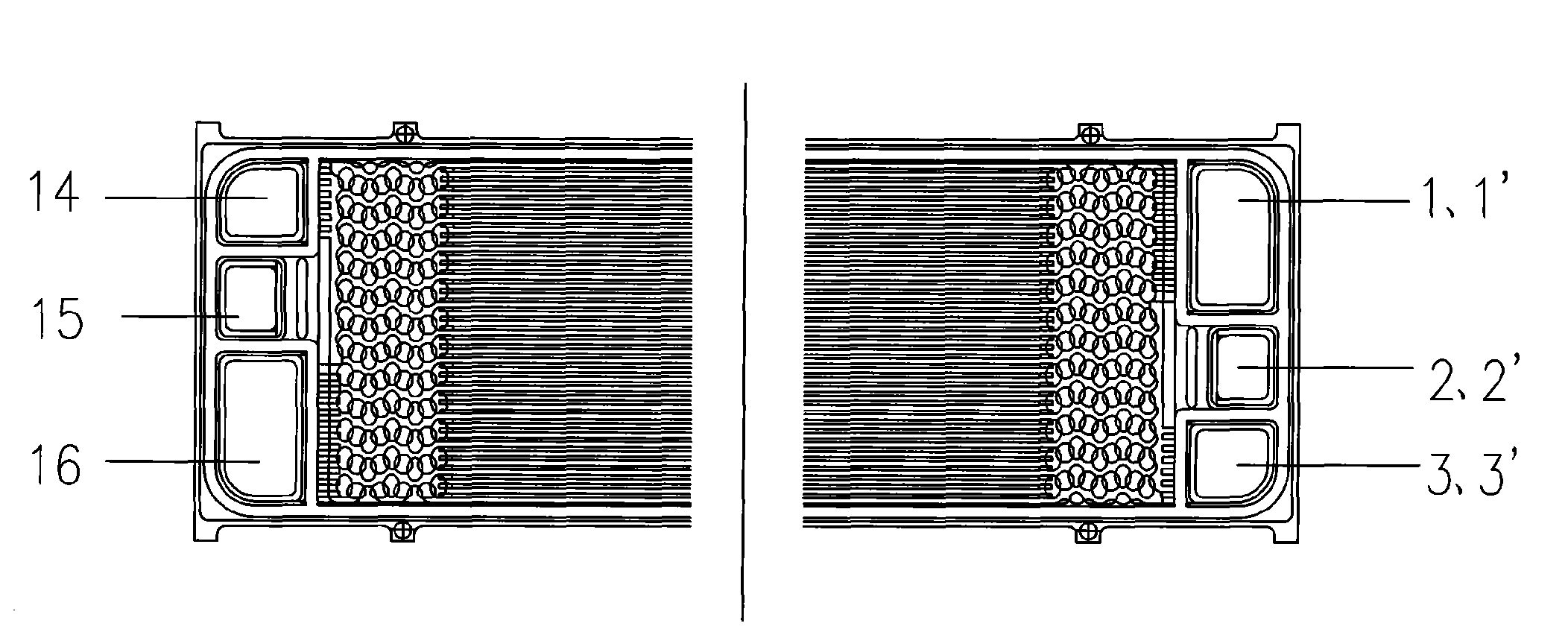 Proton exchange membrane fuel cell metal bipolar plate