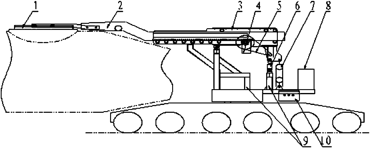 Mixed iron car capping device and capping method