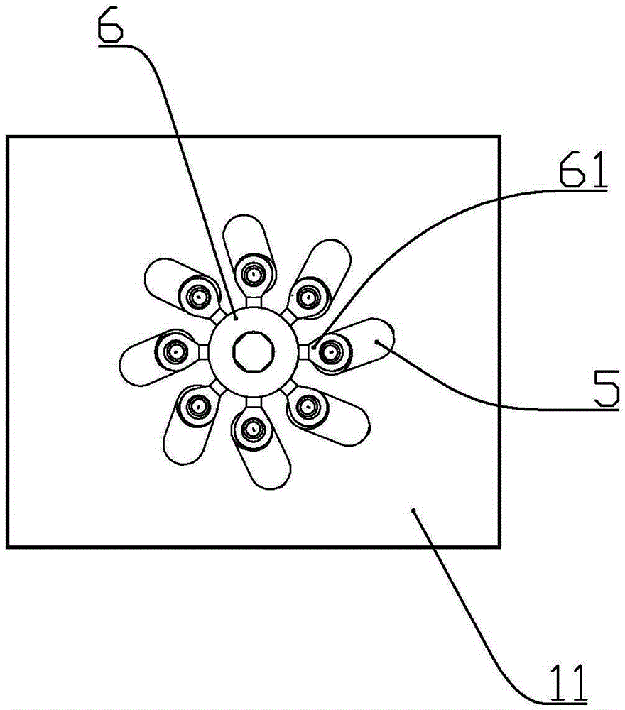 A metal paper basket side wall forming machine