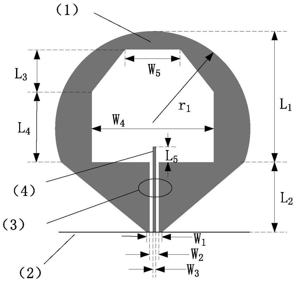 Ultra-wideband omnidirectional antenna applied to wideband electromagnetic environment monitoring system and design method