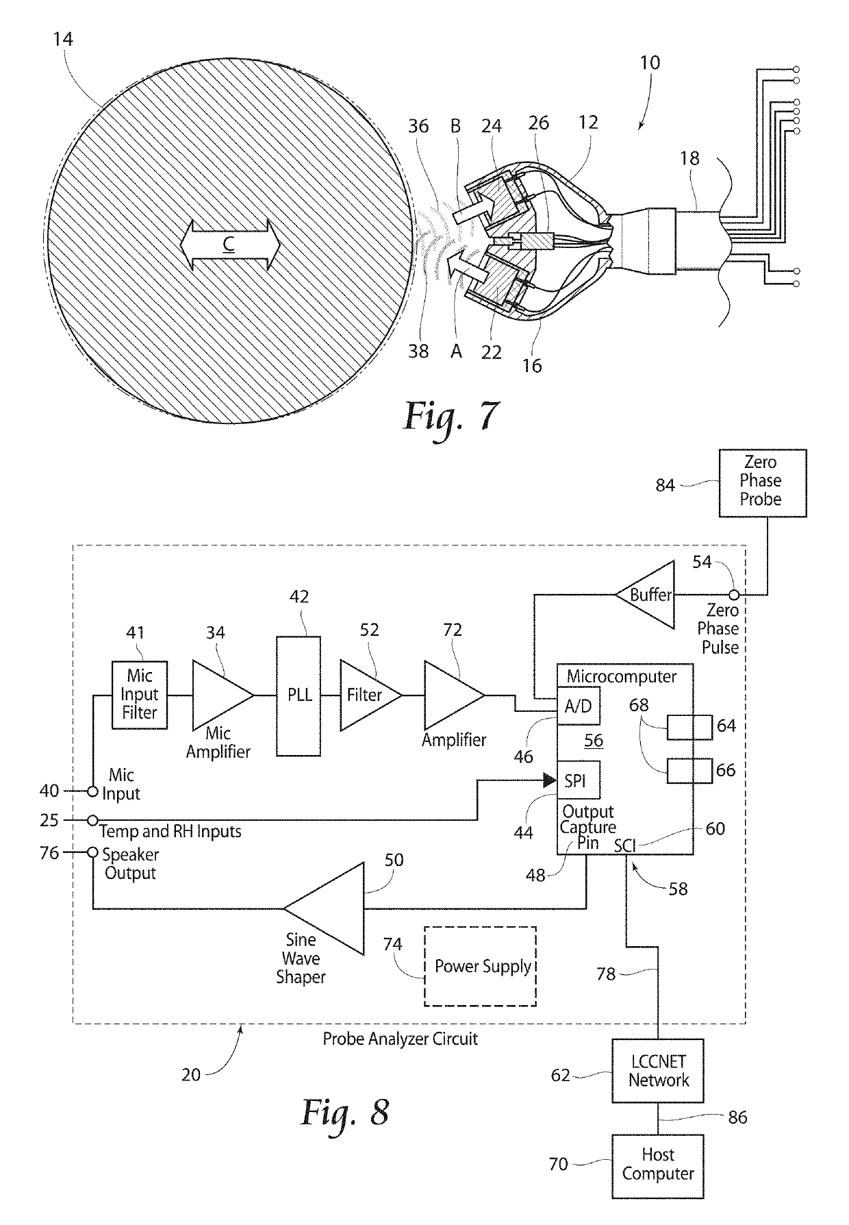 Doppler ultrasonic velocity probe