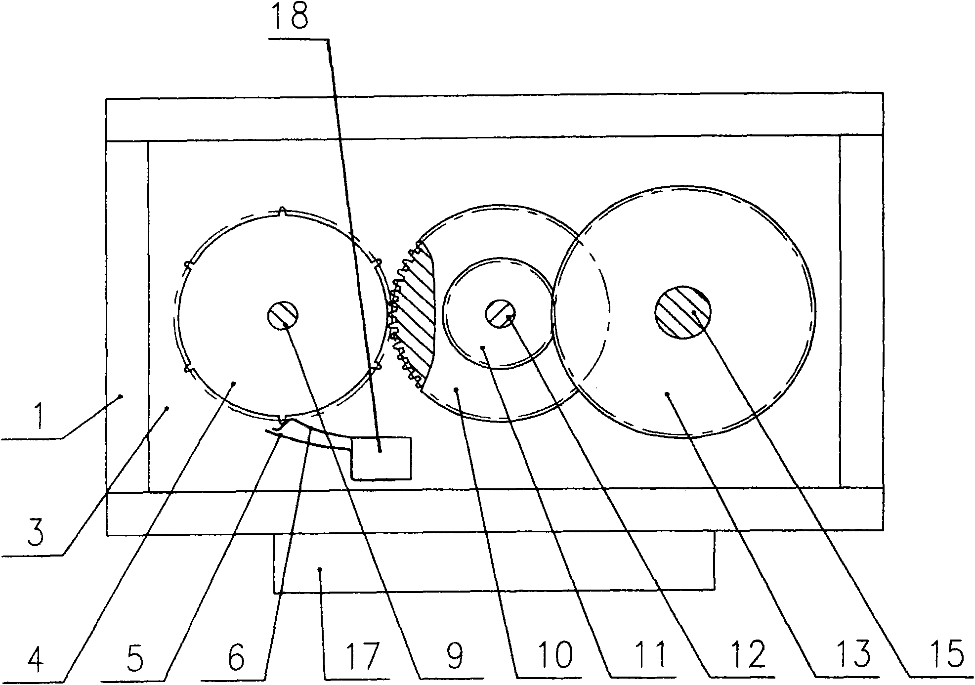 Rotary frame capable of making digital camera automatically rotate for 360 degrees