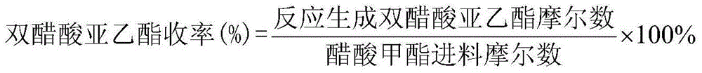 Catalyst used in ethylidene diacetate preparation