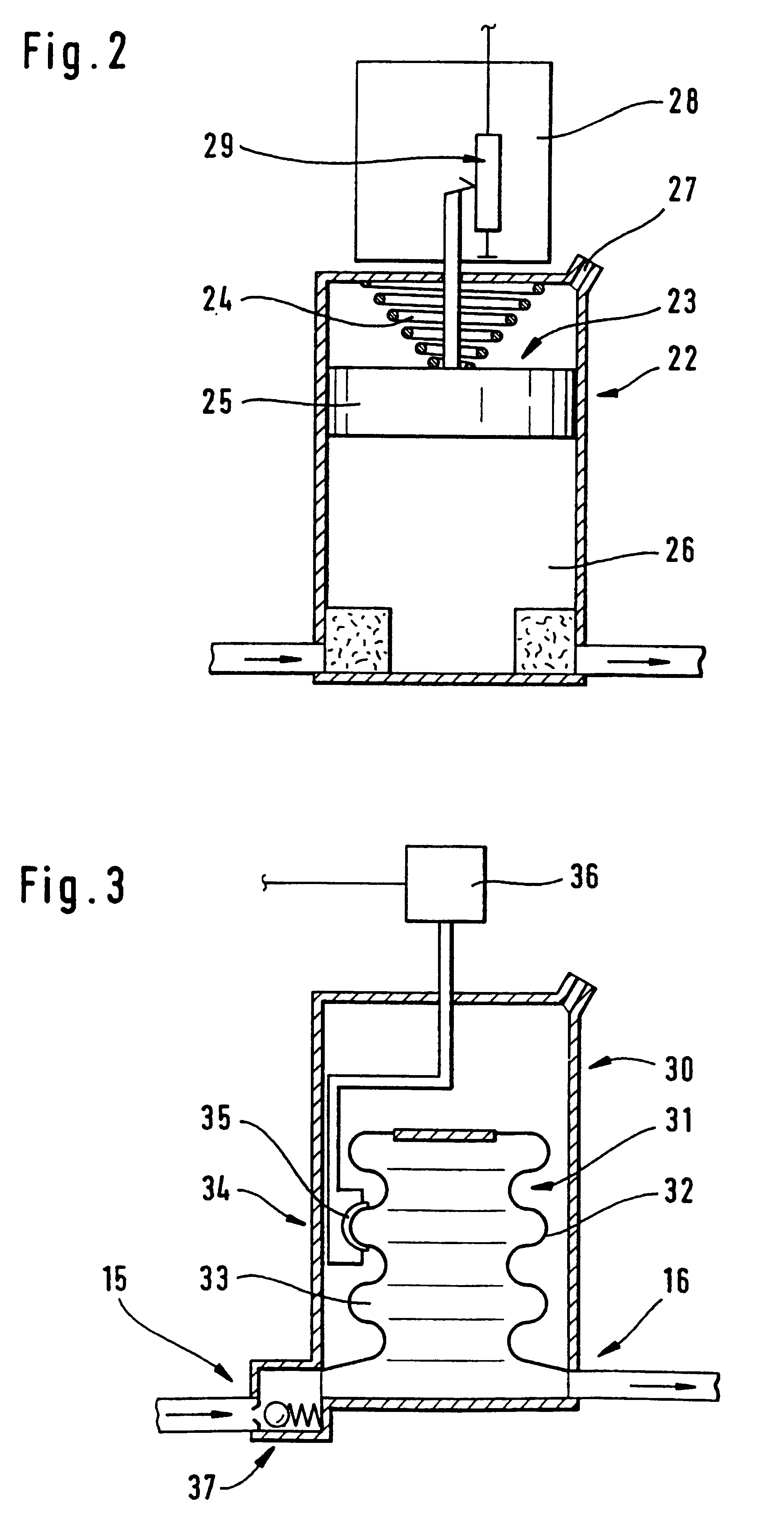 Pressure-maintaining arrangement