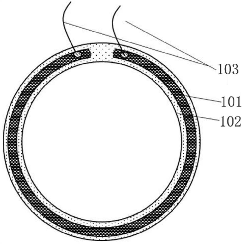 Plasma processing device and heating device and working method thereof