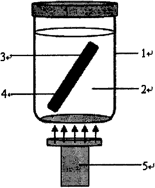 Ultrasonic reinforced hollow fiber membrane liquid-phase micro extraction technique and device