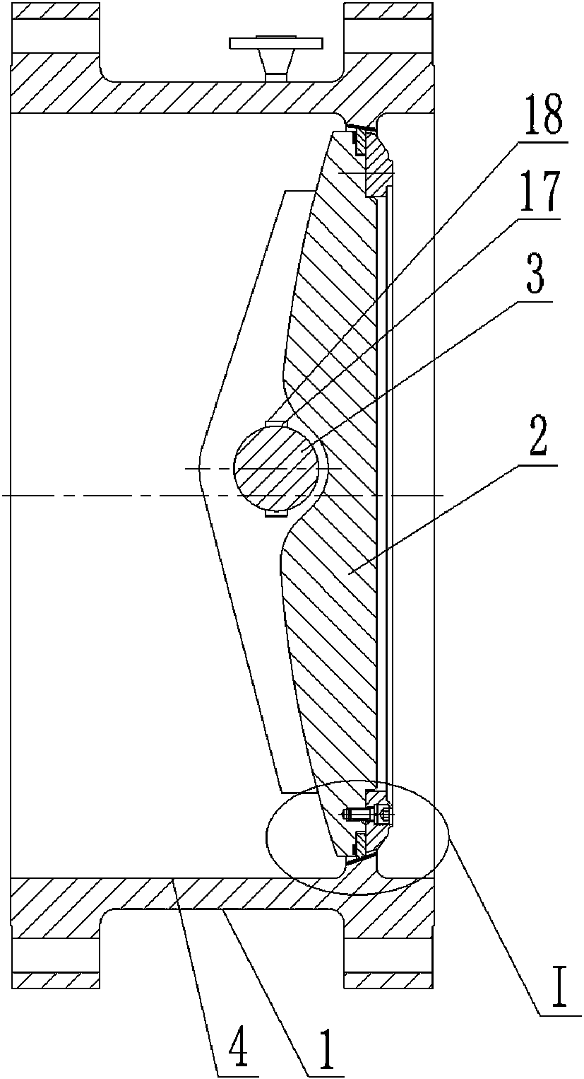 A calculation method of high temperature cut-off butterfly valve for catalytic flue gas and its sealing surface