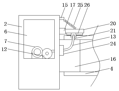 Welded tube cutting device convenient to fix