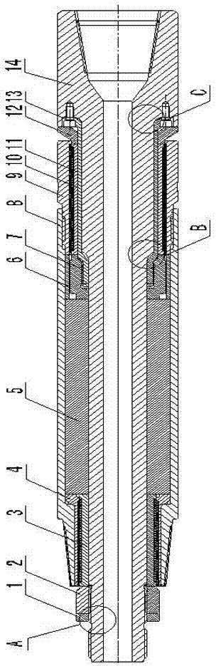 Anti-dropping transmission shaft assembly for positive displacement motor