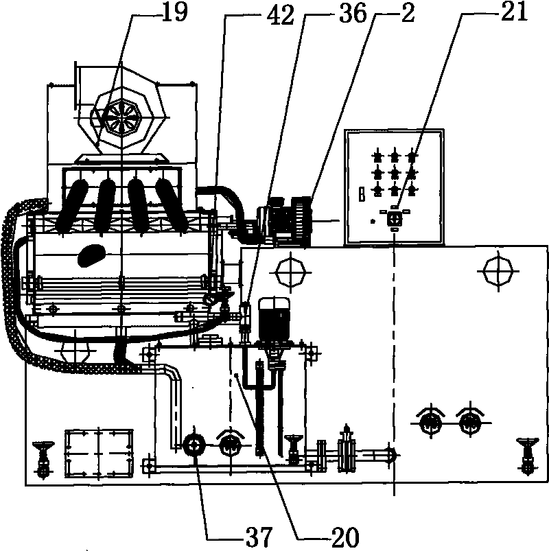 Net-belt type vacuum filter