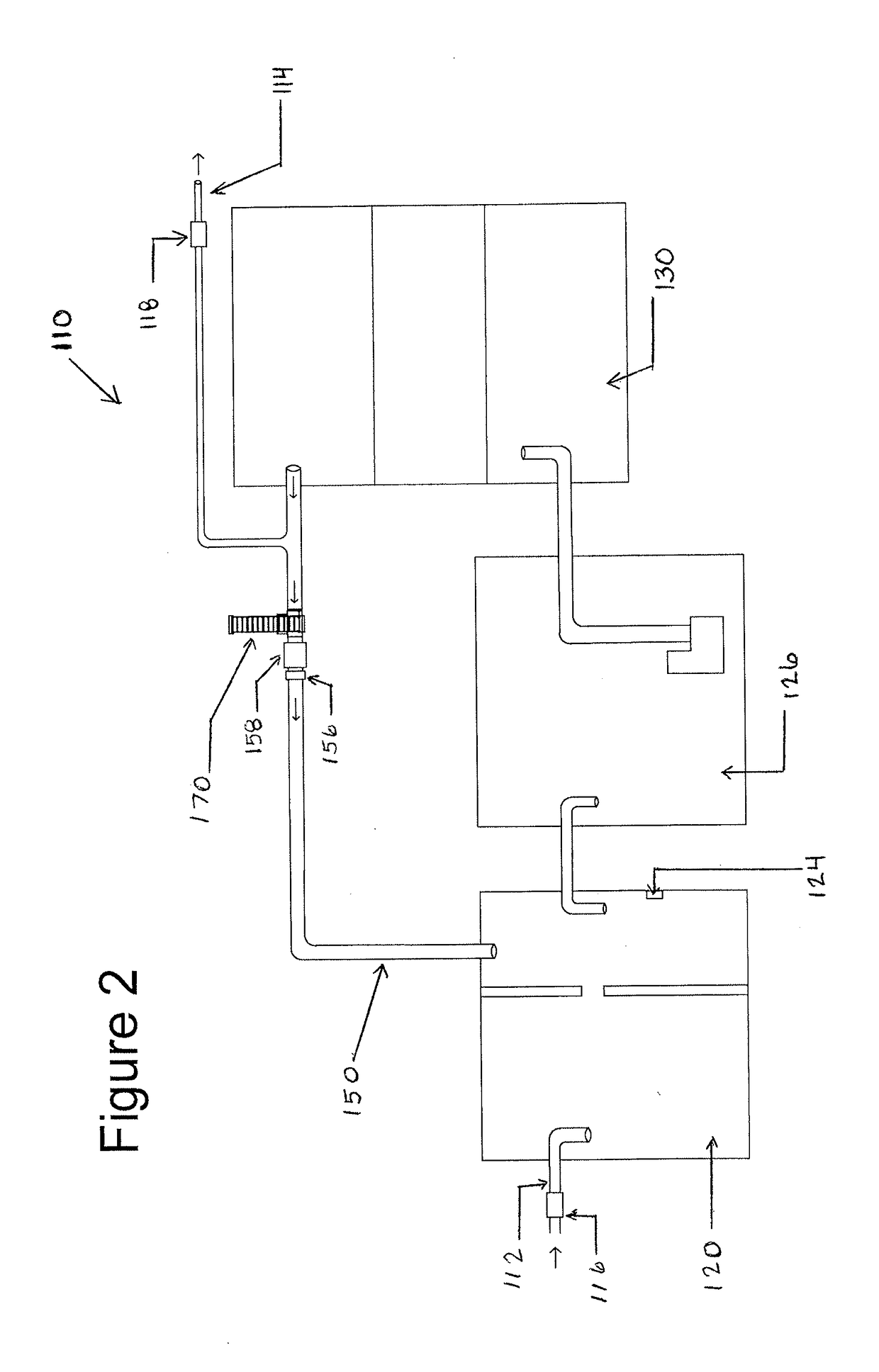 Decentralized wastewater treatment system for removing phosphorous