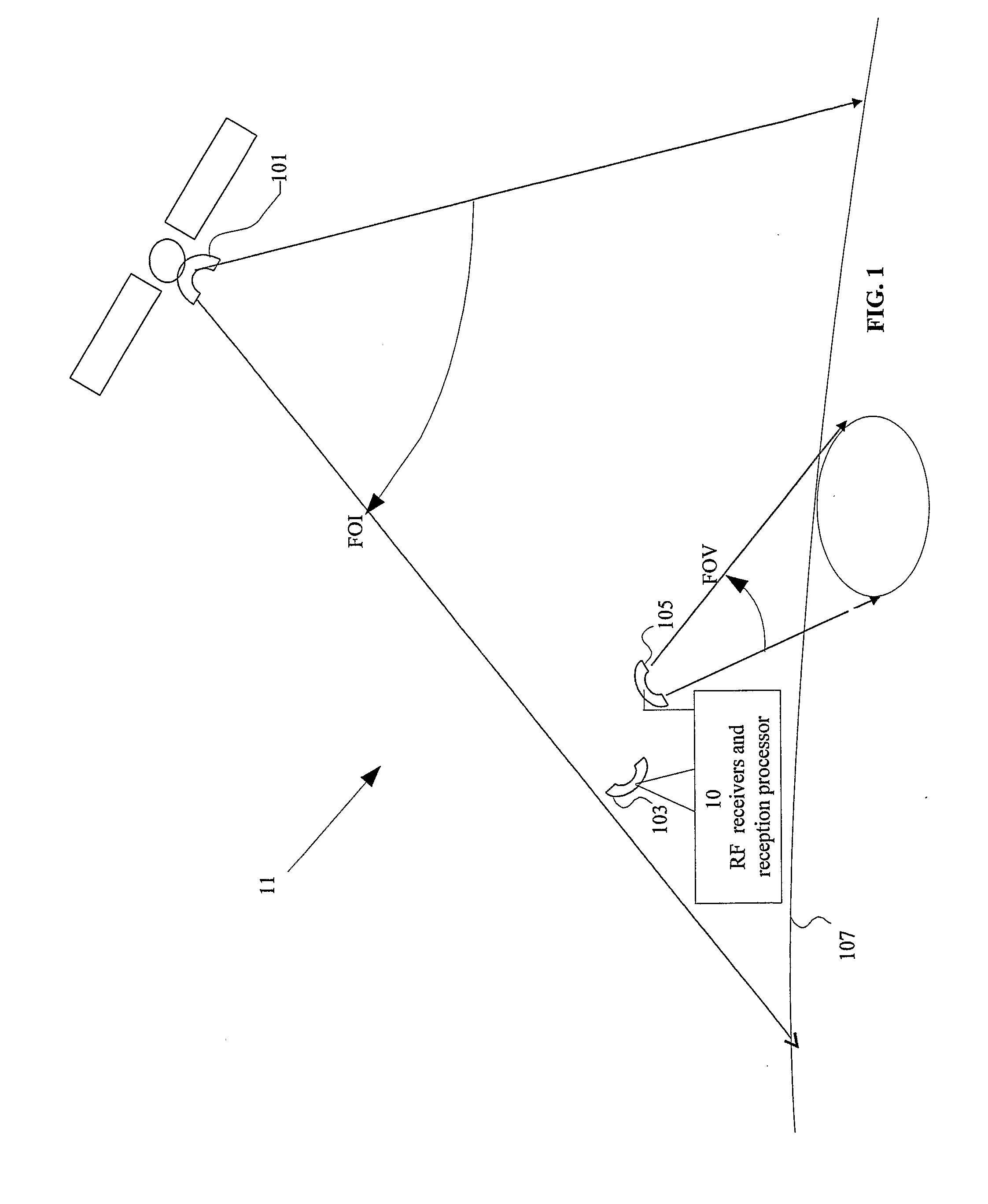 Passive Radar Utilizing Space-Borne Digital Electromagnetic Illuminators