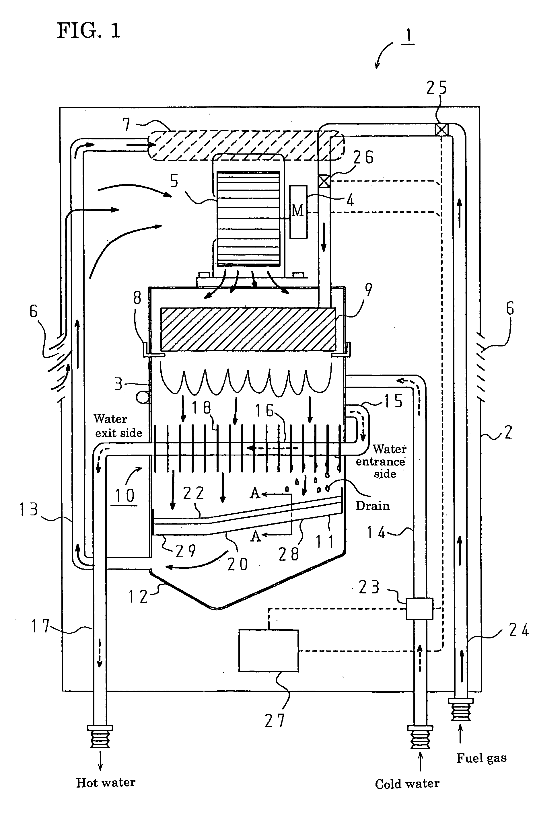 Hot water apparatus