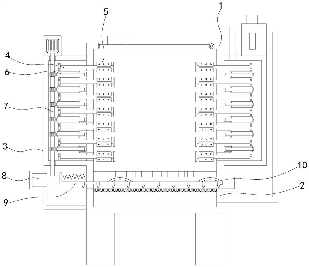 Self-adaptive polishing device for special-shaped surface of iron art