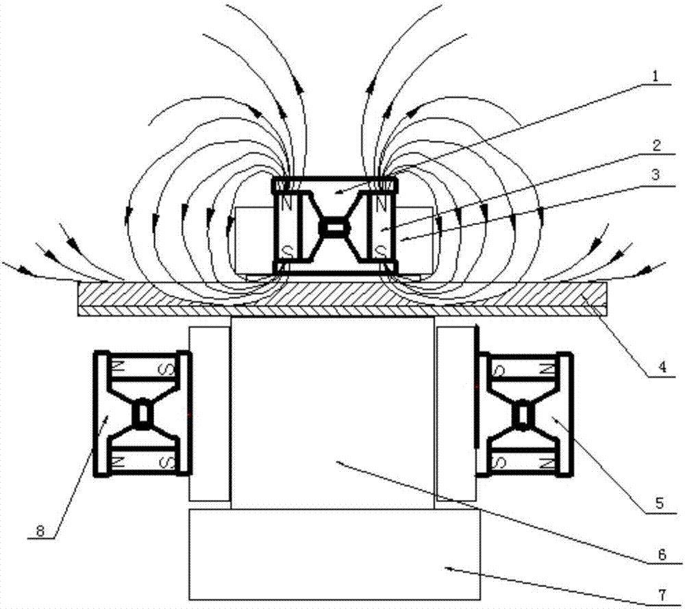 Rapid magnetizing and demagnetizing method for triple redundant servo valve