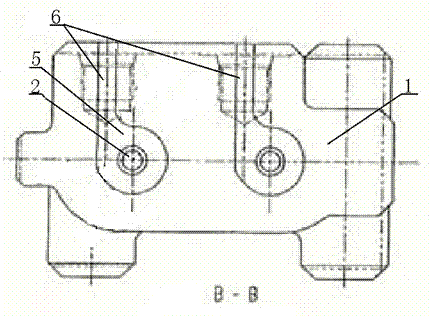 Multi-passage valve body casting