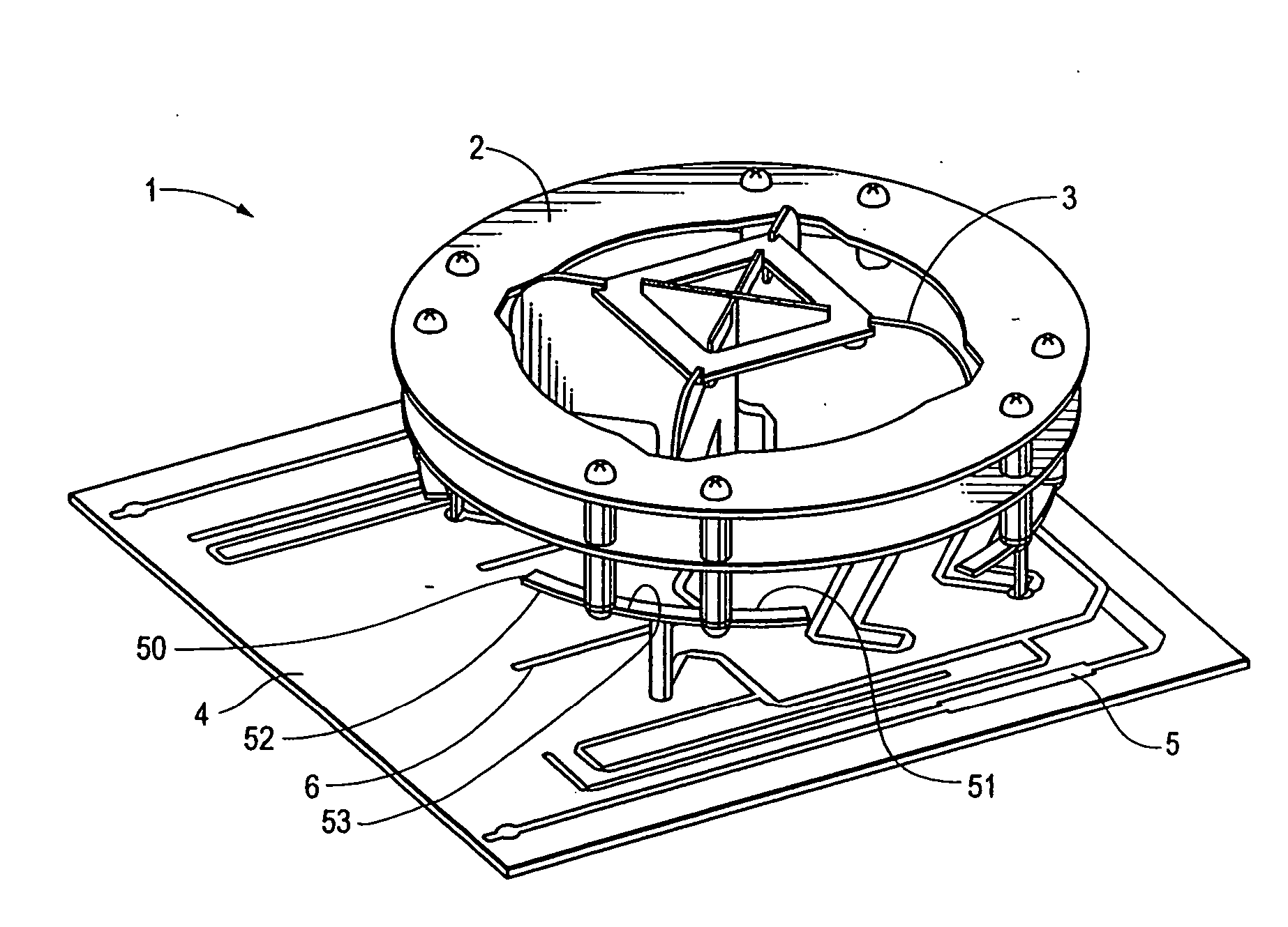 Antenna element, feed probe; dielectric spacer, antenna and method of communicating with a plurality of devices