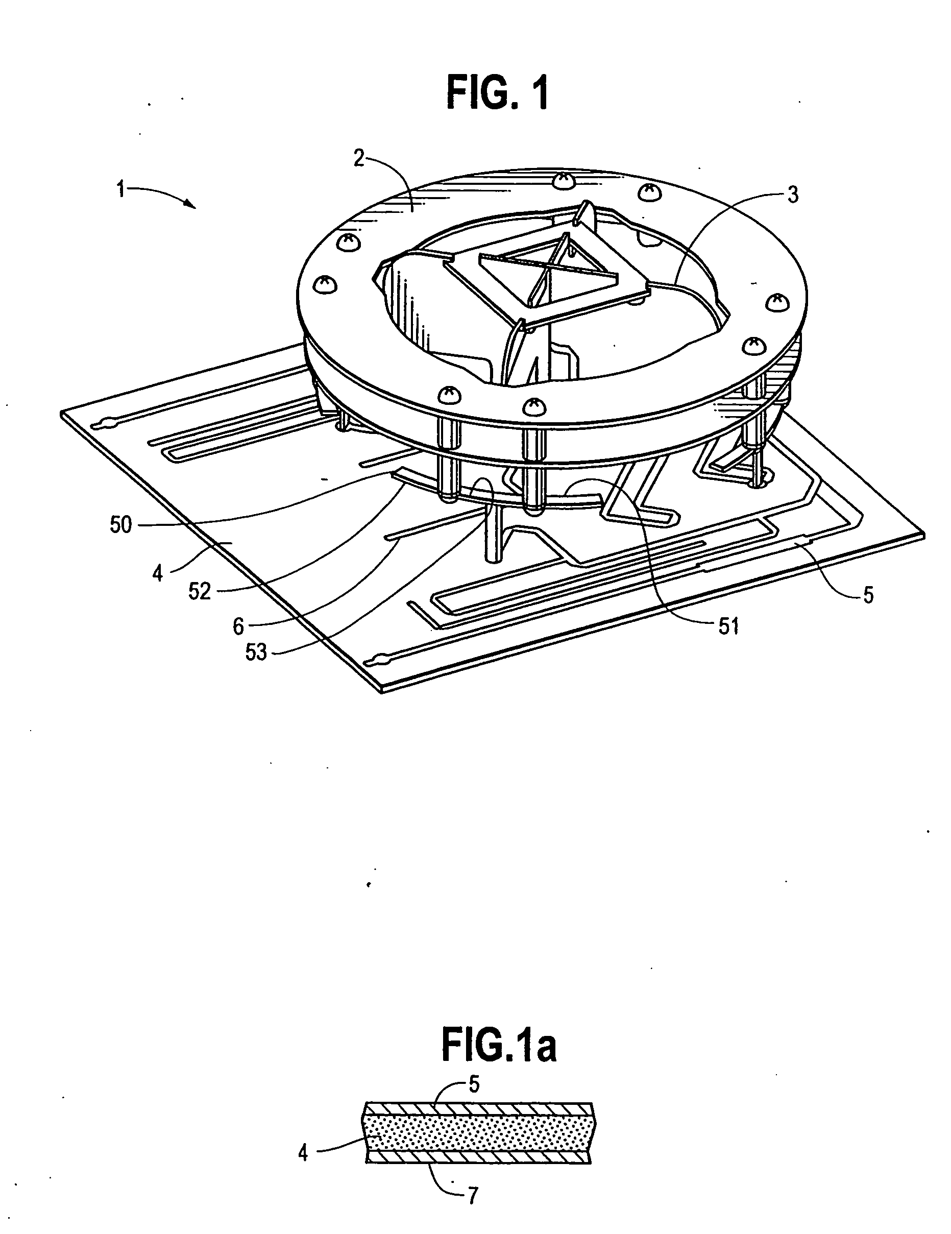 Antenna element, feed probe; dielectric spacer, antenna and method of communicating with a plurality of devices