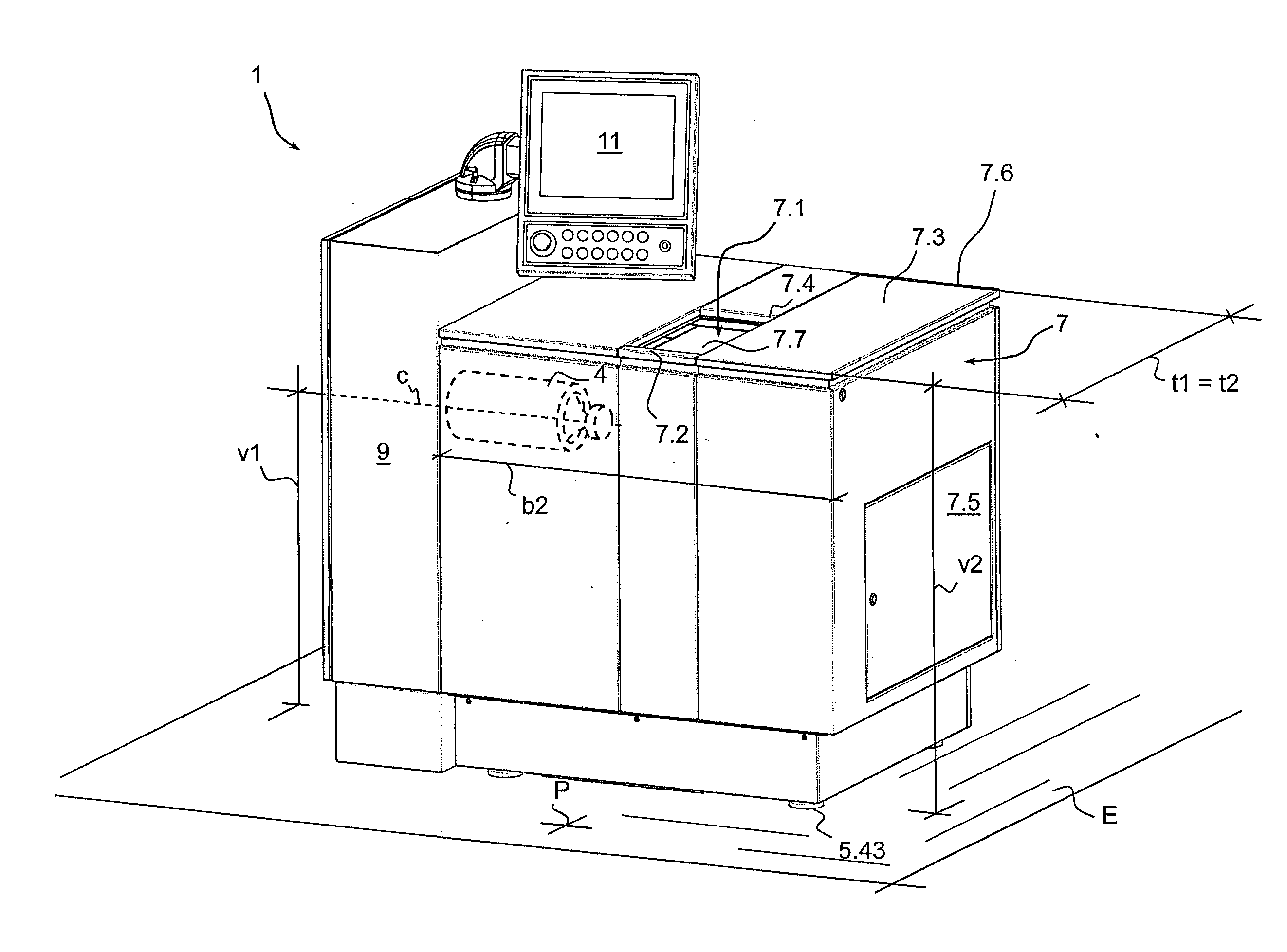 Lathe for manufacturing ophthalmic lenses made of plastic