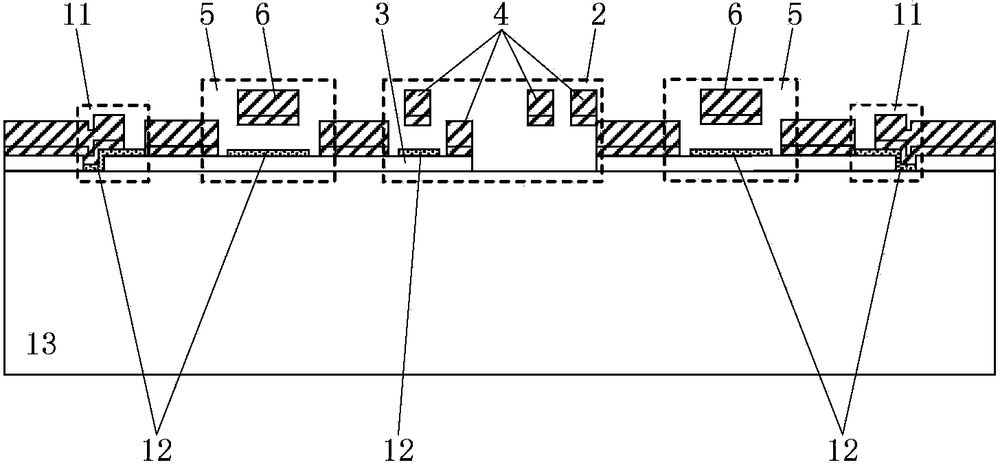 Micro-mechanical clamped beam type pi type continuous reconfigurable microwave band-pass filter