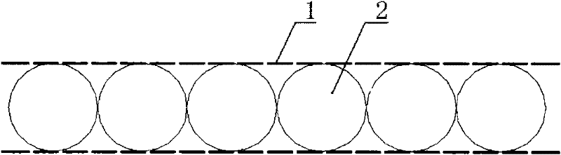 Construction process of concrete form water-stopping occlusion pile