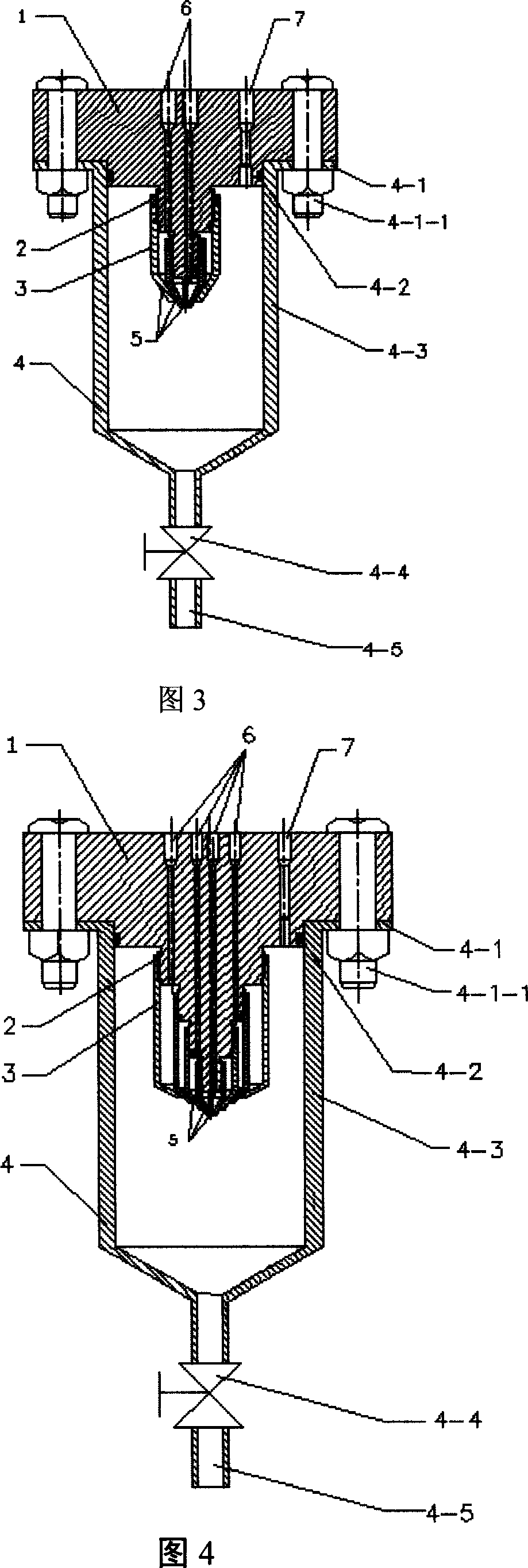 Nozzle for micro and nano material preparation by exterior mixing supercritical fluid