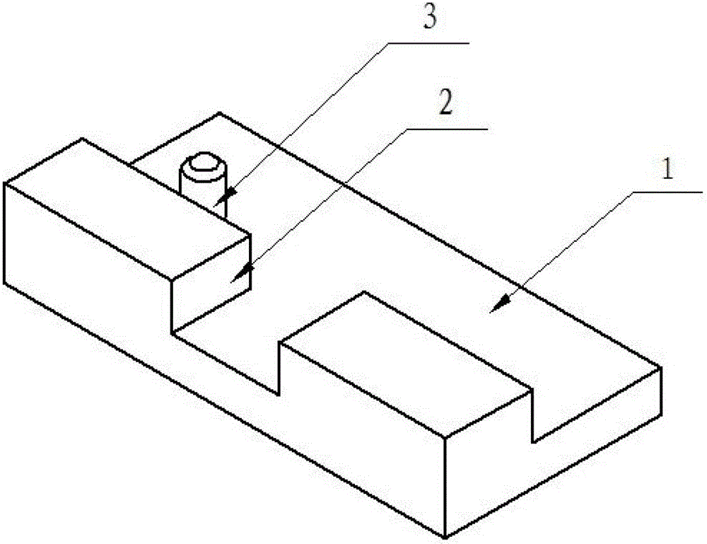 Detecting tool of bridge-shaped contact piece of ACB (Air Circuit Breaker) drawer and using method thereof