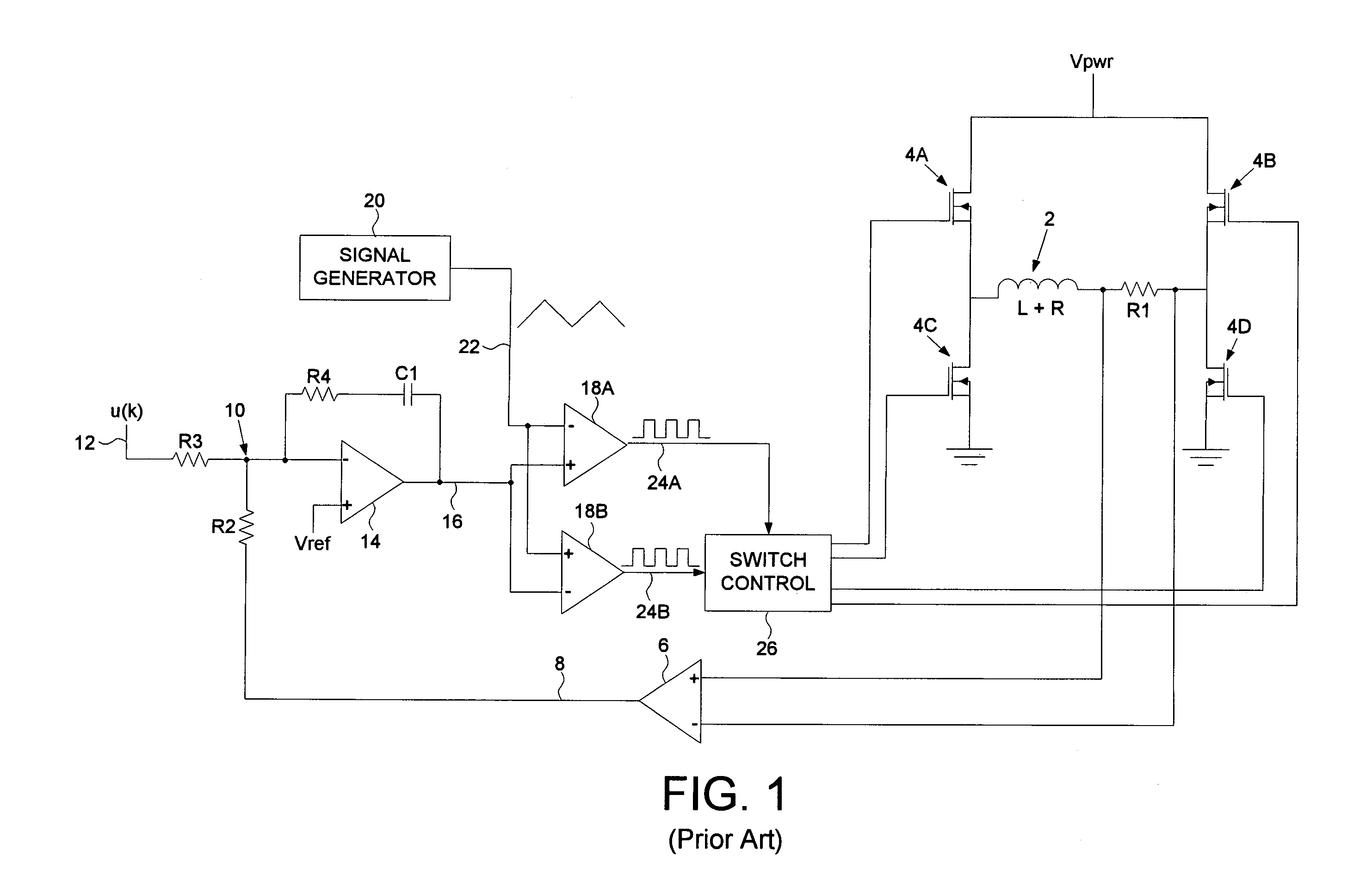 Disk drive controlling ripple current of a voice coil motor when driven by a PWM driver