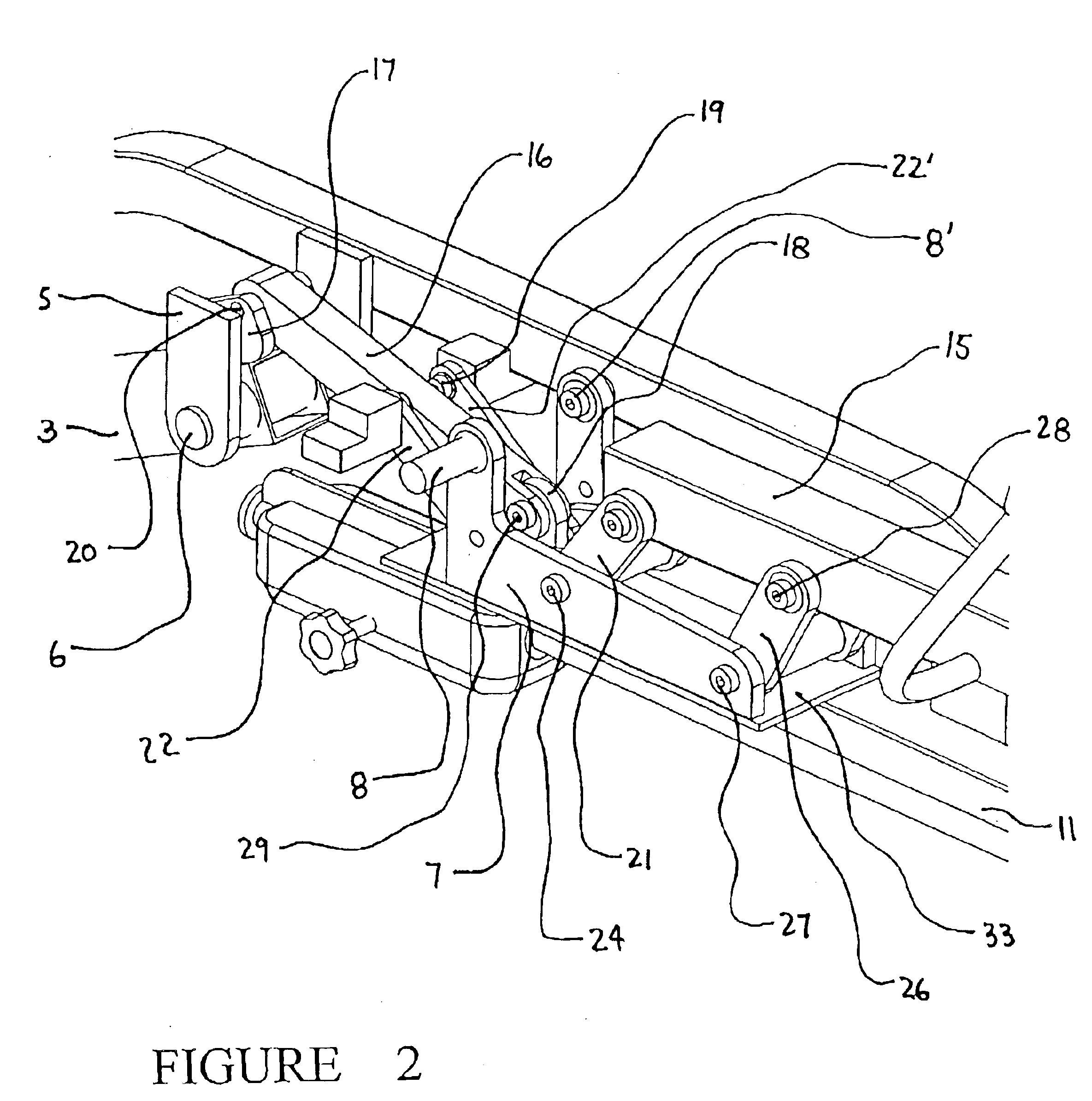 Abdominal bench with constant gap torso cushion