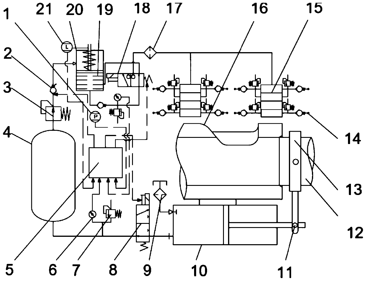 Automatic lubricating device for die-casting die sliding part