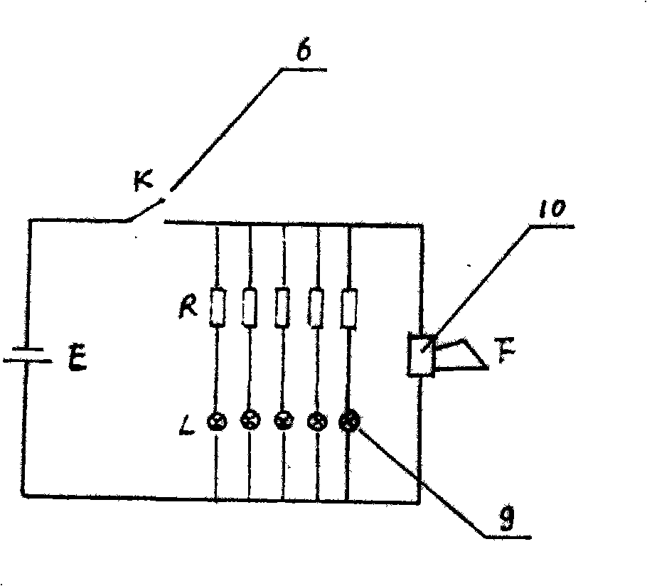 Direction indicating equipment for turning of bicycle