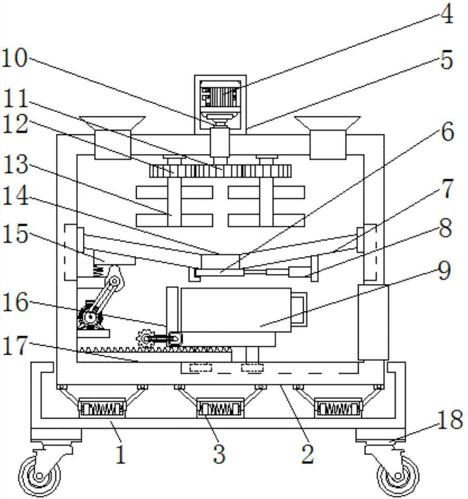 Glue preparation device for processing bamboo products