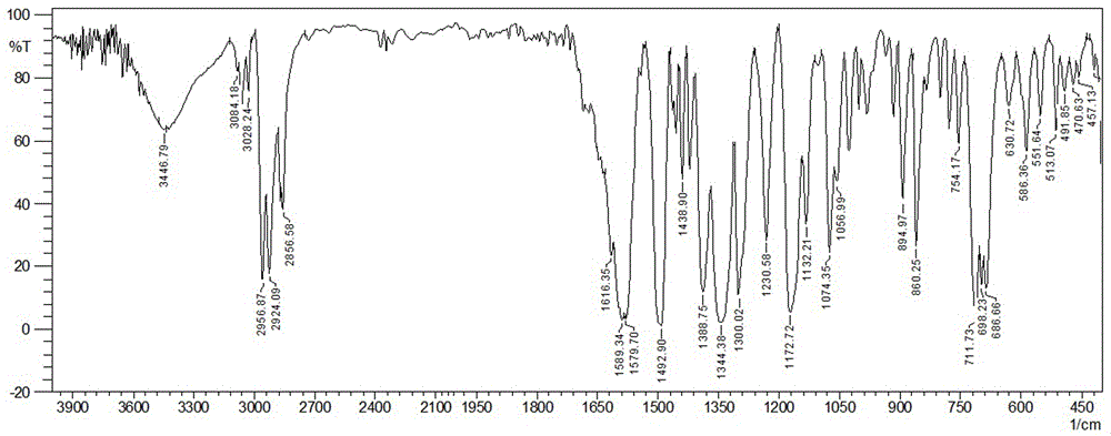 2-carbonyl-3-phenylpropionic acid benzoyl hydrazone di-n-butyltin complex and preparation method and application thereof