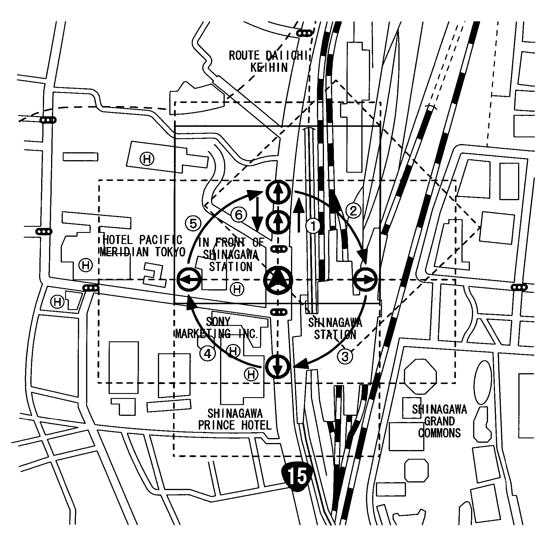 Method and apparatus for displaying a map