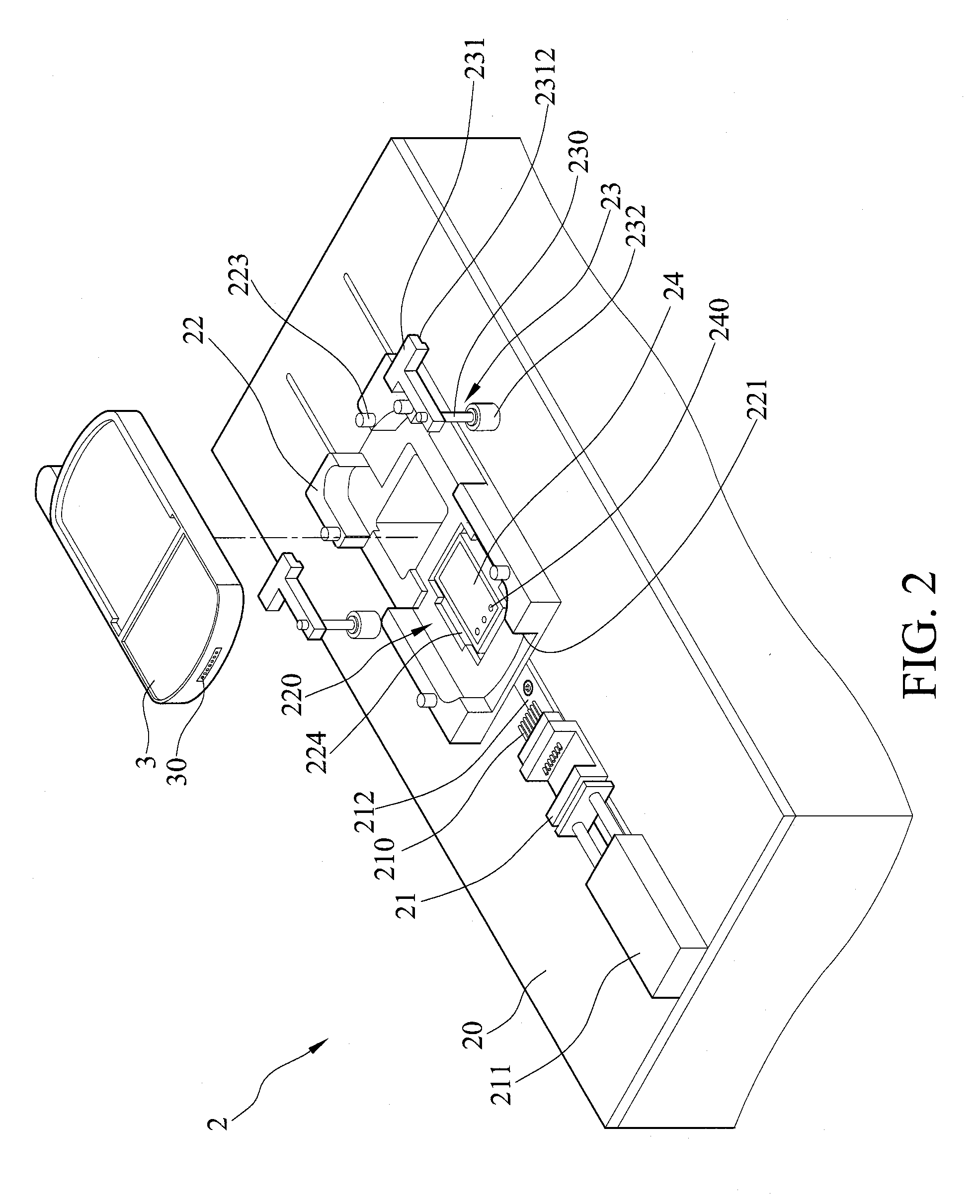 Inspection Device Applying Probe Contact for Signal Transmission