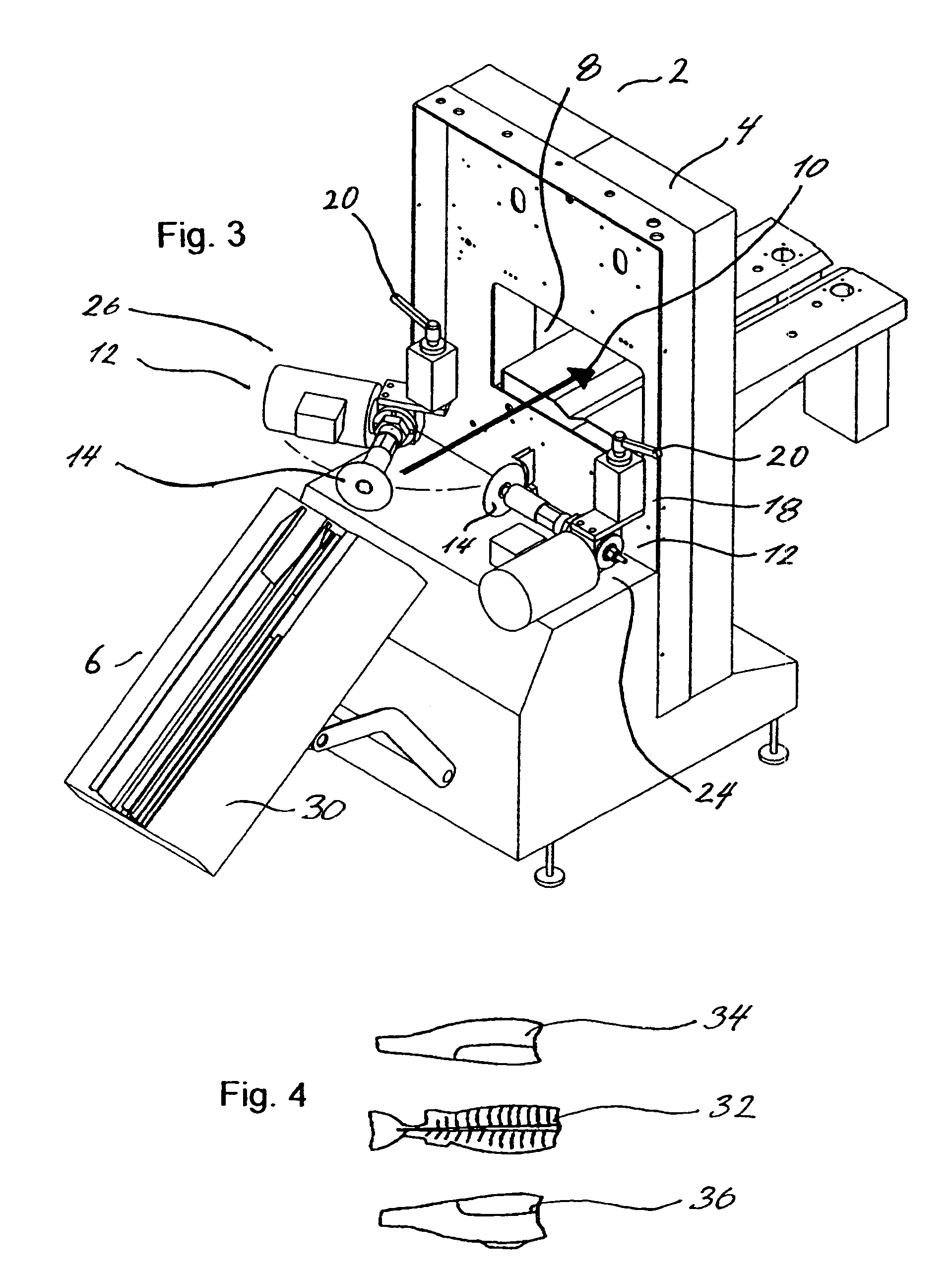 Fish filleting machine