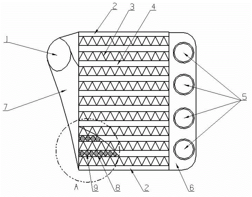 Air-cooled intercooler