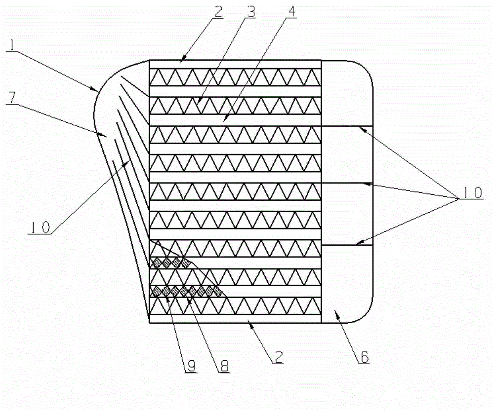 Air-cooled intercooler