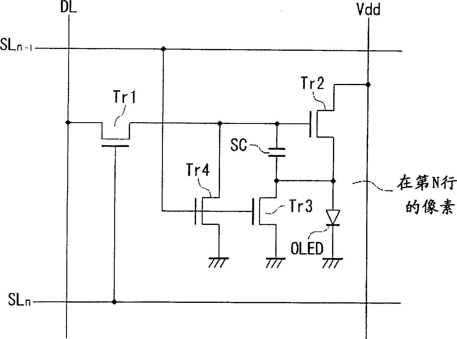 Display device having initalzing function to brightness data of optical element