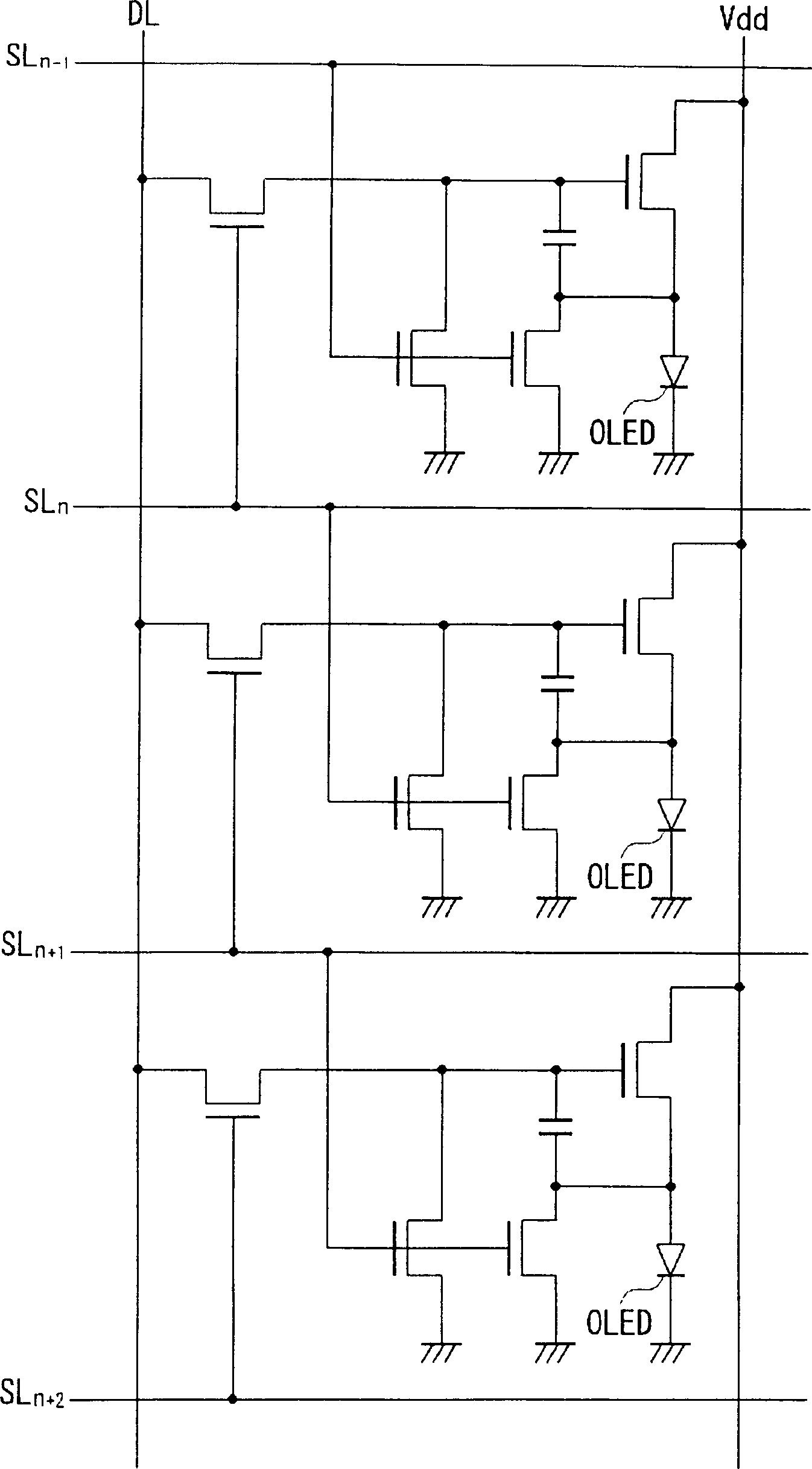 Display device having initalzing function to brightness data of optical element