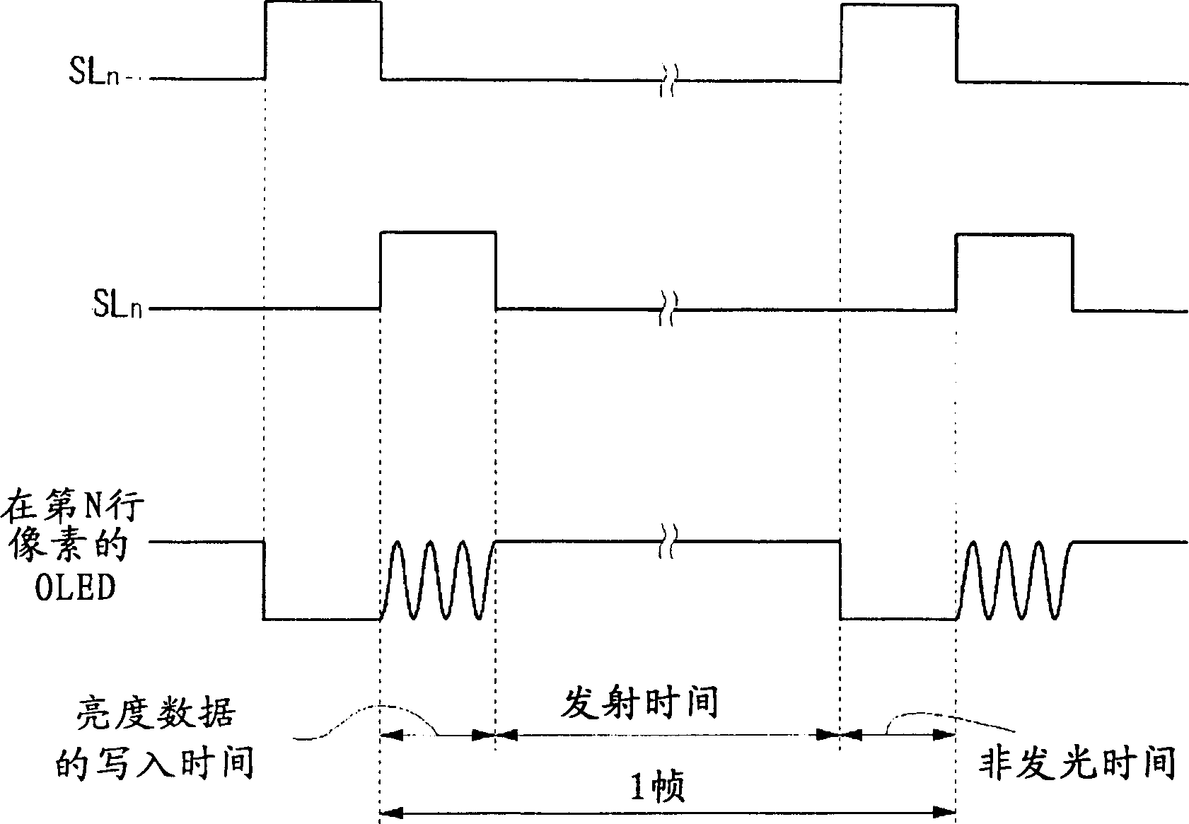 Display device having initalzing function to brightness data of optical element