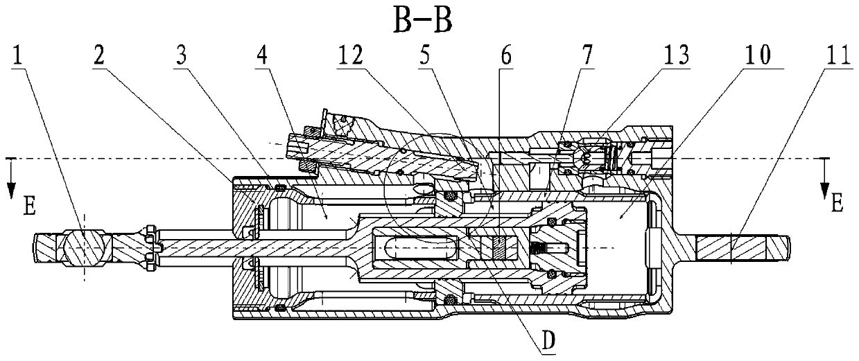 Differential hydraulic damper