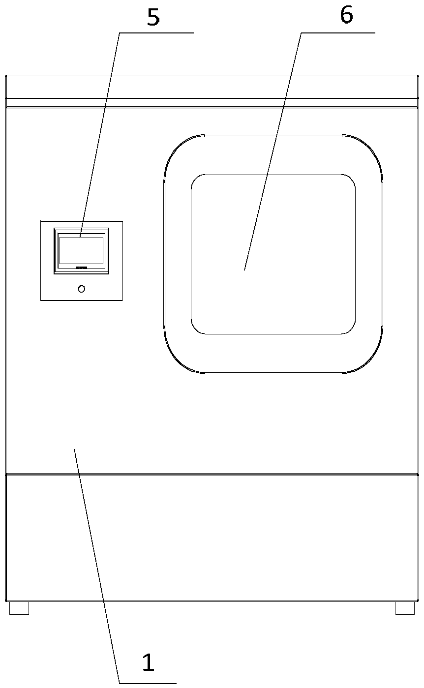 Automatic device for cleaning, sterilizing and drying air respirator mask and cleaning achievement method thereof